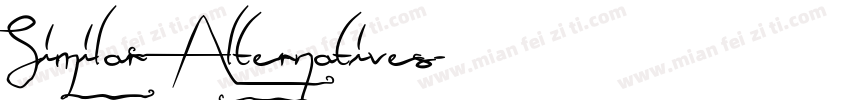 Similar Alternatives字体转换